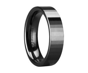 Flat ceramic ring with transverse faces "TRYFOR"